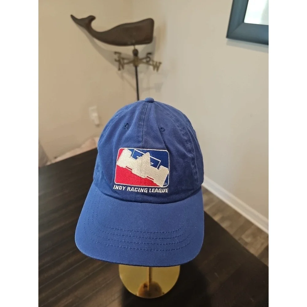 Indy Men's Blue Racing‎ League Hat Cap Strapback Embroidered One Size